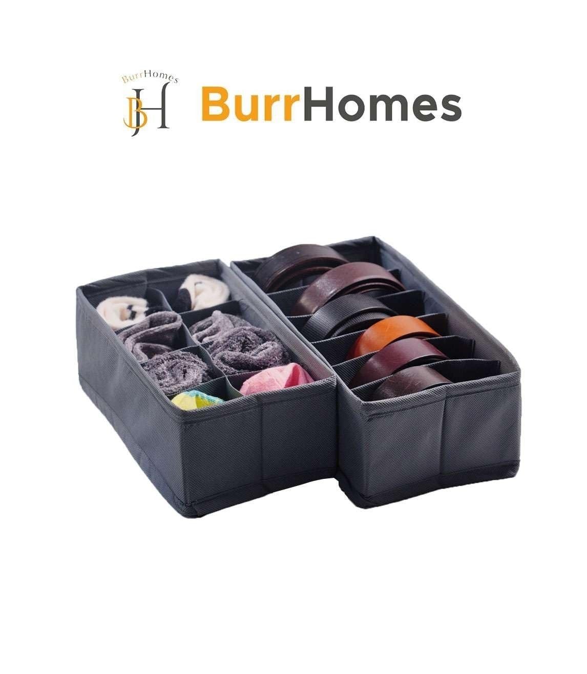 Foldable Storage Box Drawer Divider Organizer Closet Storage for Socks,Bra,Tie,Scarfs