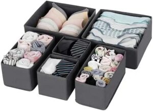 Drawer Organizer for Undergarments, Socks, Scarfs & Tie