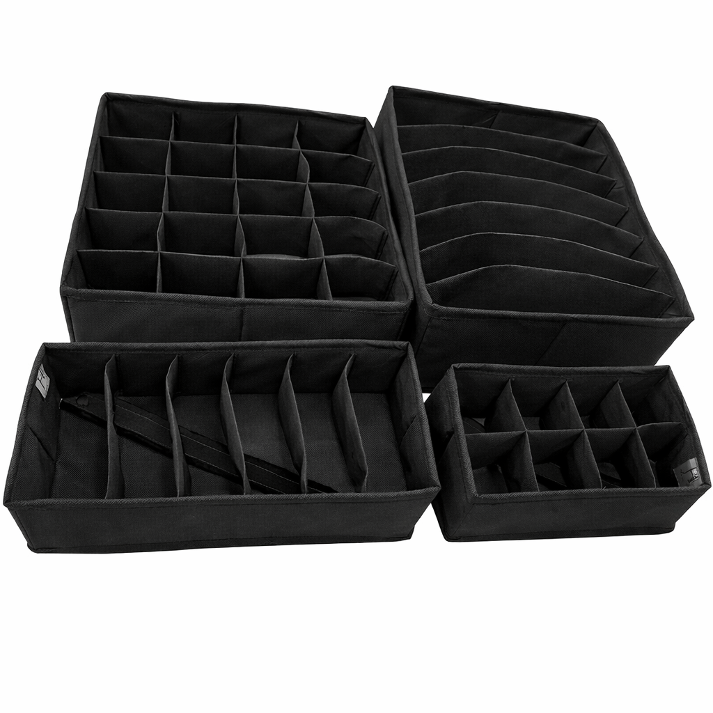 Foldable Storage Box Drawer Divider Organizer Closet Storage for Socks,Bra,Tie,Scarfs